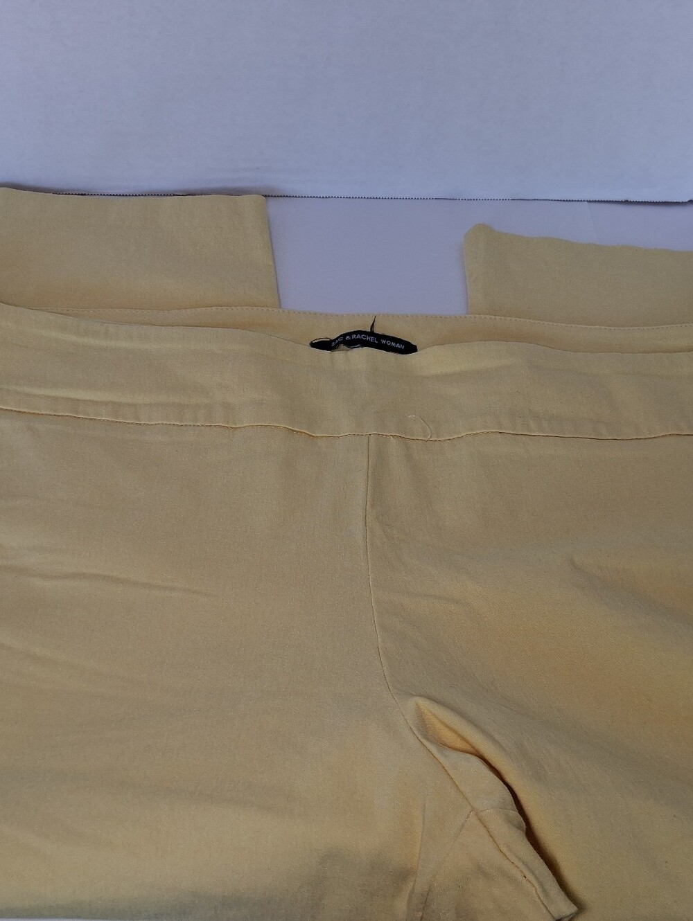 Zac & Rachel Pale Yellow Pull-On Pants